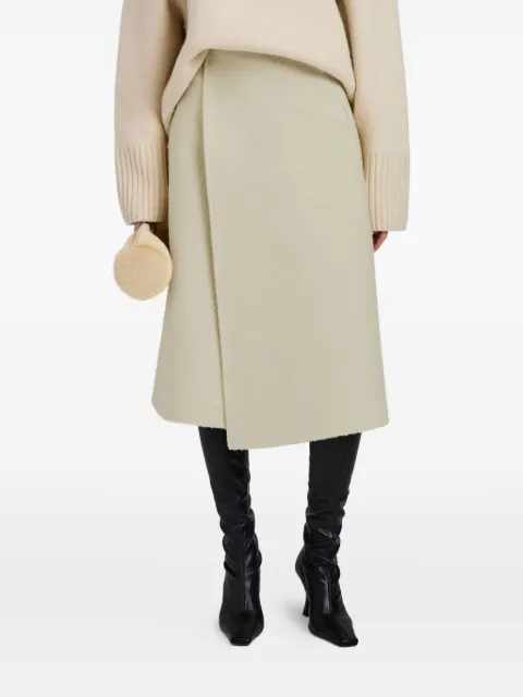 Proenza Schouler Bodhi boucle twill skirt Neutrals R2615003AW162L