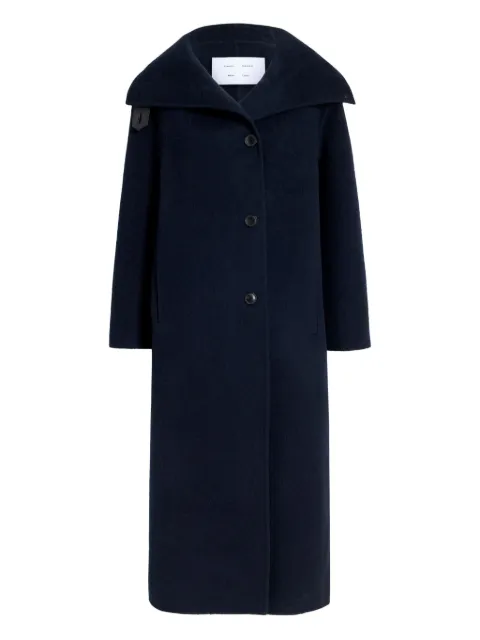 Proenza Schouler White Label Corey coat Blue WL2611132AW143S