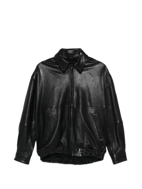 Nour Hammour Doran leather jacket Black RS26JK24DORAN