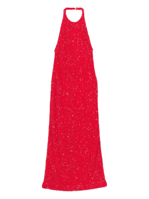TOVE Colette sequin maxi dress Red TVD201RED