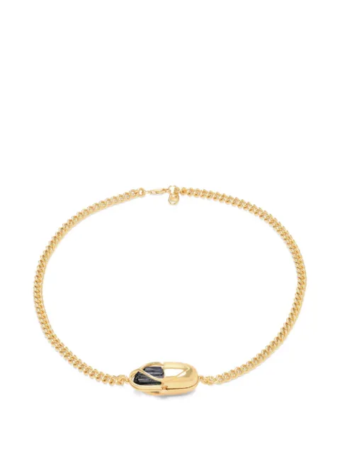Capsule Eleven Capsule Crystal black tourmaline necklace Gold CCCBTV