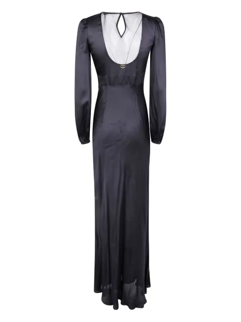 TWINSET embellished long-sleeved dress Black 252TT2131