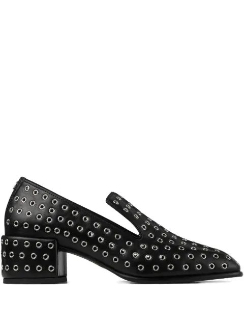Jimmy Choo 45mm Eliot loafers Black ELIOTSLIPPER45FZGJ