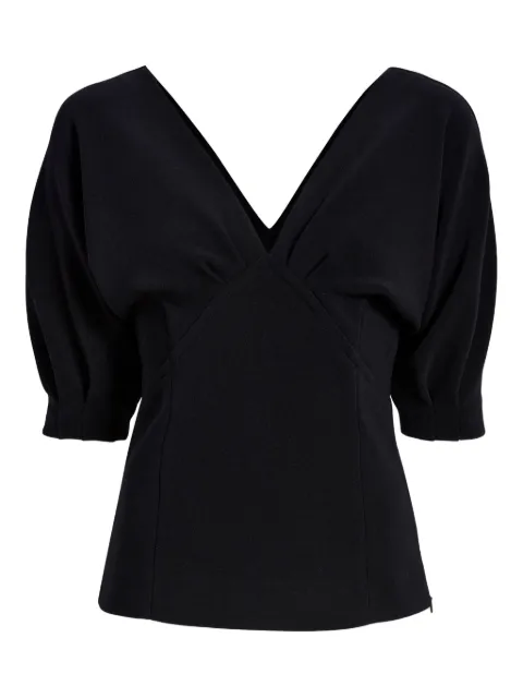 Proenza Schouler Darena V-neck top Black R2614000BY360