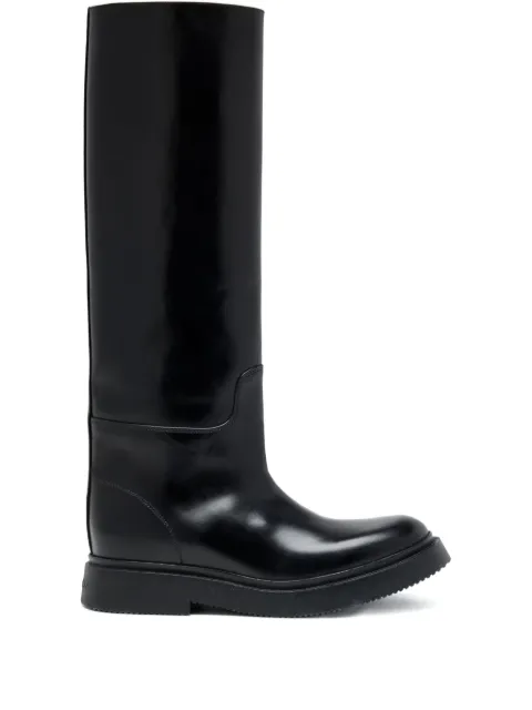 Proenza Schouler Bank leather boots Black SH261085C013FR