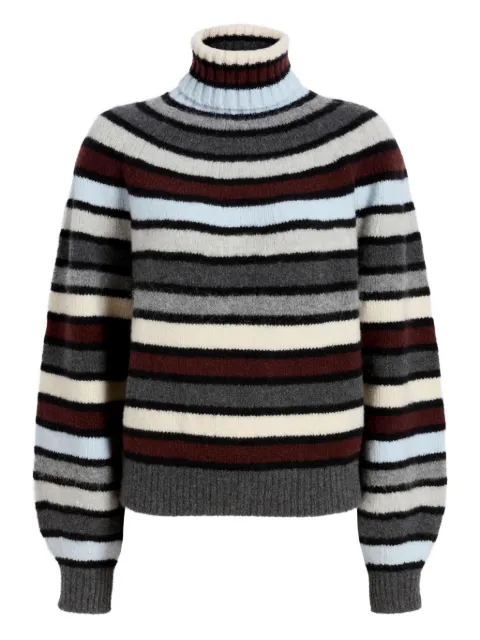 Proenza Schouler Danea striped roll-neck sweater Neutrals R2617275KW201