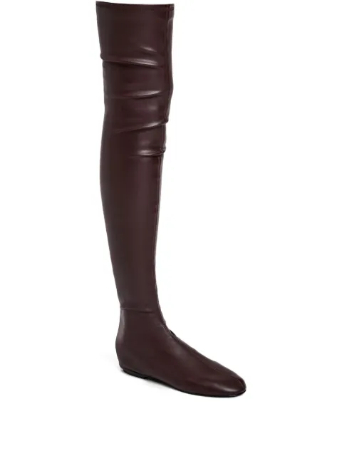 Proenza Schouler Tee over-the-knee boots Brown SH261095F005FR