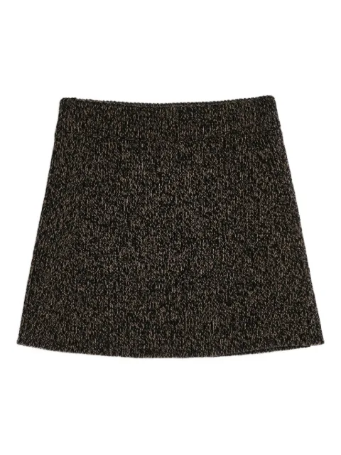 OUR LEGACY Sculpt mini skirt Black W4253SBT