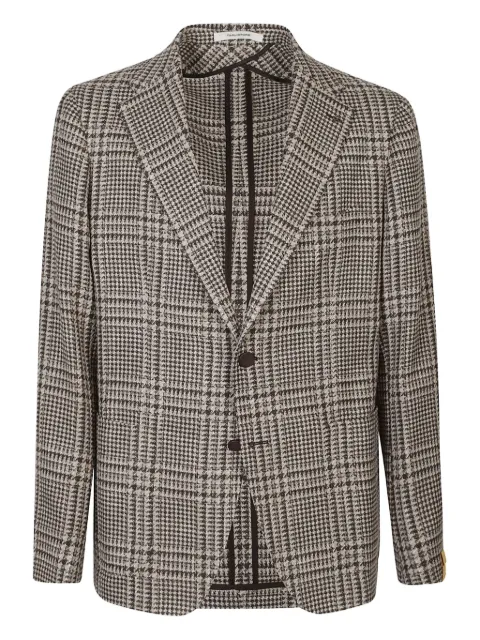 Tagliatore checked single-breasted jacket Neutrals 1SMC22KC90058Q