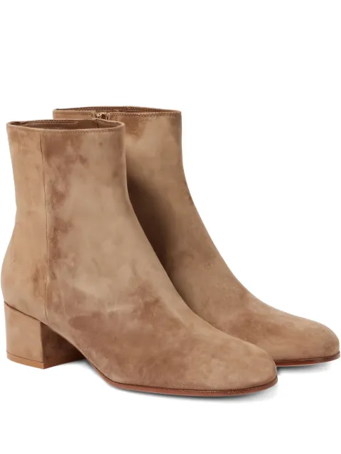 Gianvito Rossi 70mm Joelle suede boots Brown G7303145RICCAS
