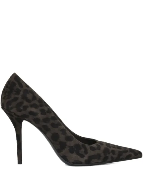 POTAMY 105mm leopard-print heeled pumps Neutrals PP01362CN03LEOPARD25W