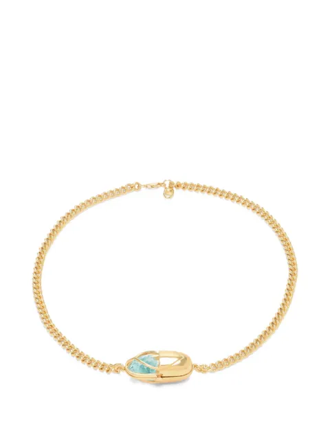 Capsule Eleven Capsule Crystal aquamarine necklace Gold CCCAQV