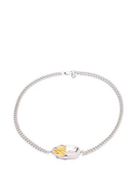 Capsule Eleven Capsule Crystal citrine necklace Silver CCCCS