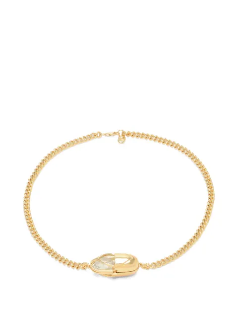 Capsule Eleven Capsule Crystal green amethyst necklace Gold CCCGAV