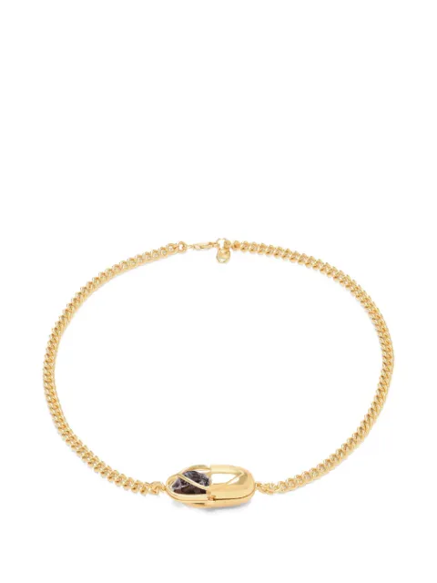 Capsule Eleven Capsule crystal choker Gold CCCSQV