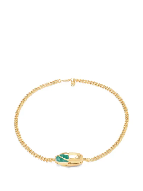 Capsule Eleven Capsule Crystal onyx necklace Gold CCCGOV