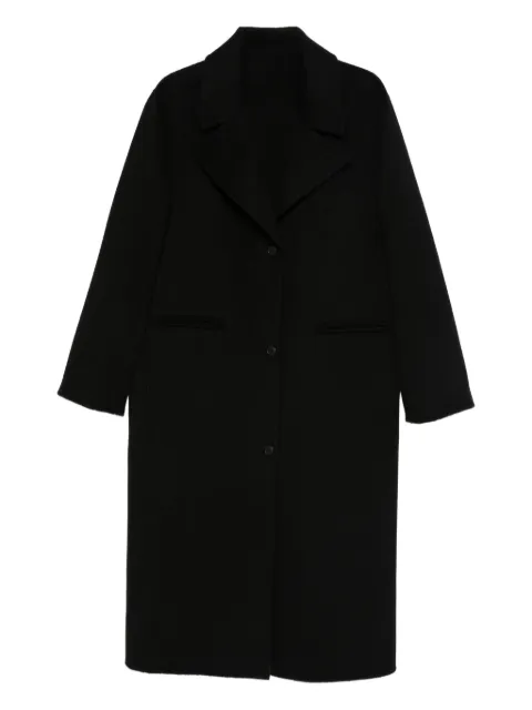 LouLou de Saison buttoned wool coat Black VITTOBLACK