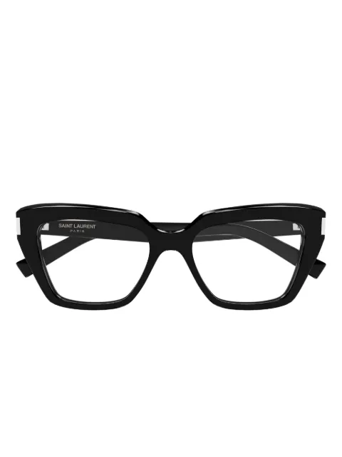 Saint Laurent Eyewear geometric glasses Black SL829
