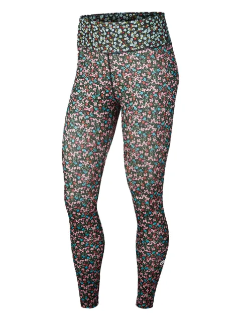 Nike floral leggings Black CU5077