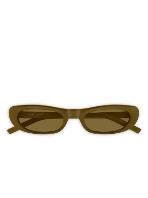 Saint Laurent Eyewear oval-frame sunglasses Green SL557SHADE006
