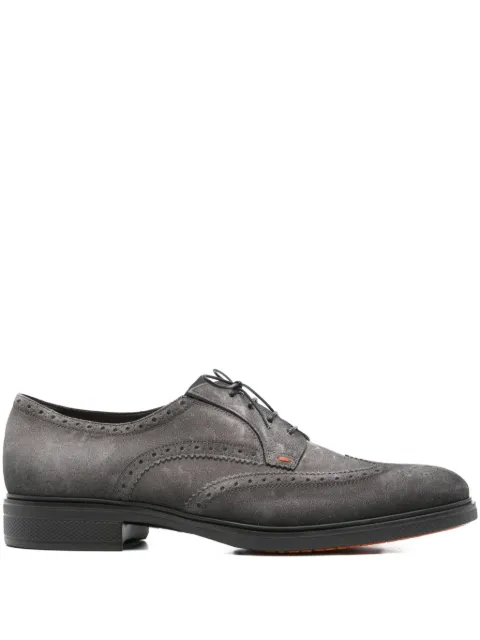 Santoni Easy oxford shoes Grey MGEG19033NEAXGEX