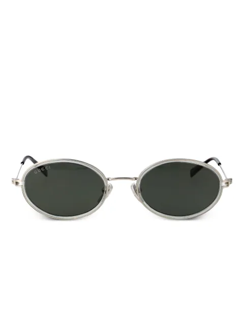 Gucci Eyewear GG1980S oval-frame sunglasses Silver GG1980S005