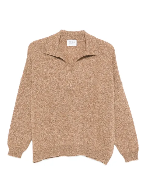 be you collared sweater Brown MVD5520F5