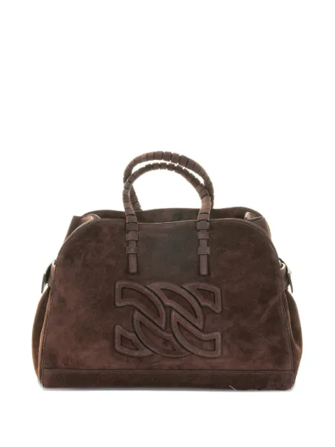 Casadei Park Avenue suede tote bag Brown 3W485A0000PAKVL