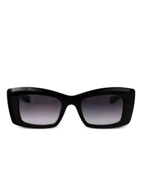 Alexander McQueen Eyewear rectangle-frame sunglasses Black AM0526S