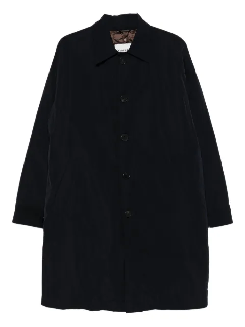 AMARANTO button-down coat Blue B6F0029
