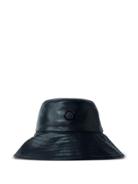 Moncler logo-motif bucket hat Black 3B00004M6584