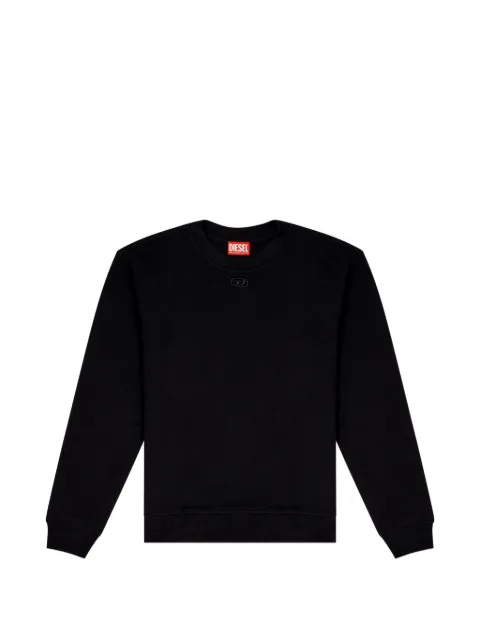 Diesel cotton sweatshirt with Oval D embroidery Black A217240GSBP