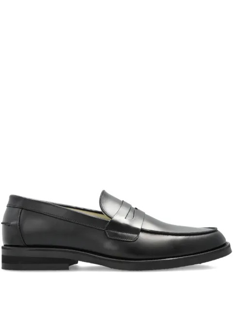 DUKE & DEXTER Wilde leather loafers Black WILDE