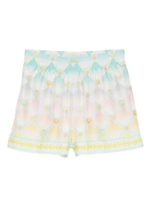 Casablanca diamond-pattern shorts Black WAW25TR104