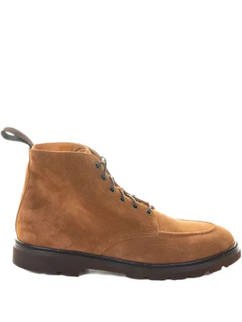 Henderson Baracco lace-up suede ankle boots Brown FREDDYS0