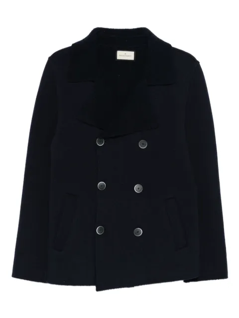 Bruno Manetti double-breasted peacoat Blue Q2L642