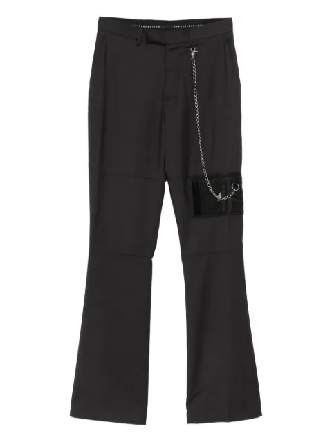 Martine Rose chain-detail trousers Grey 375WT16036