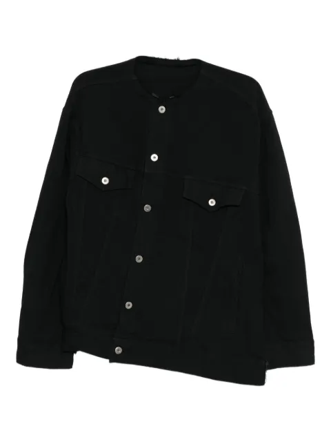 Black Comme Des Garçons crew-neck jacket Black 1PJ0190521