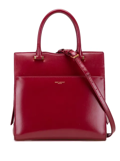 Saint Laurent Pre-Owned 2019 Small Leather Uptown satchel Red 3PCK1LBYARB4CBRQ