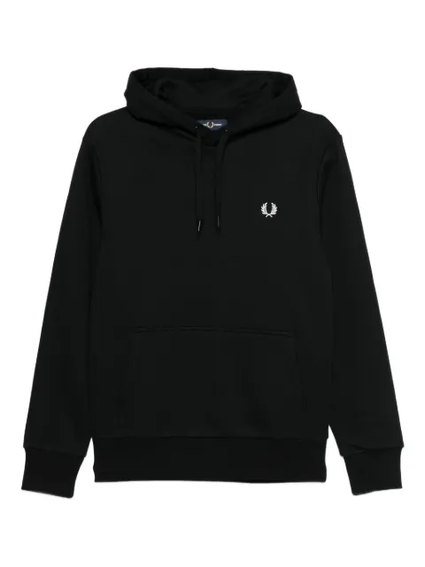Fred Perry laurel-wreath hoodie Black M1371