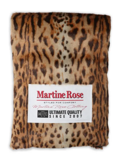 Martine Rose padded animal-print scarf Brown 1229WS34050