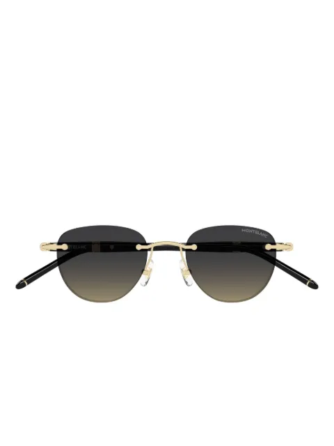 Montblanc navigator-frame sunglasses Gold MB0412S