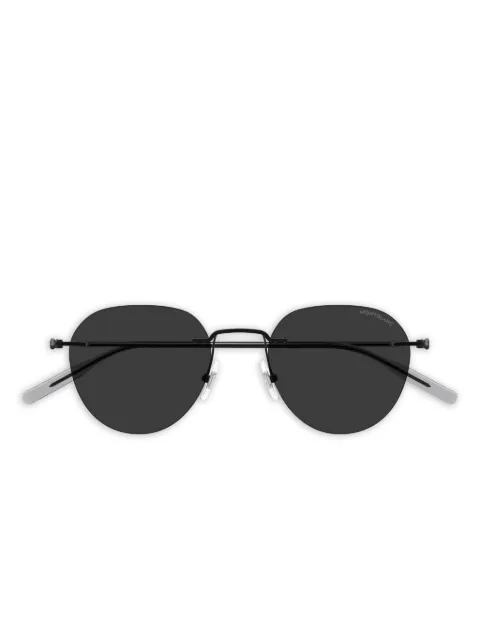 Montblanc round-frame sunglasses Black MB0428S001