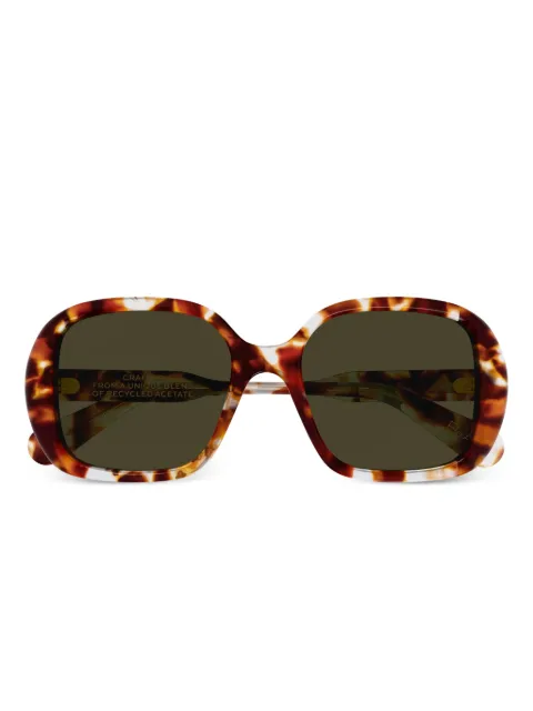 Chloé Eyewear round frame sunglasses Brown CH0222S