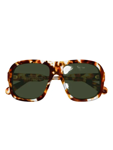 Chloé Eyewear geometric CH0331S sunglasses Brown CH0331S