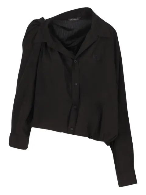 Balenciaga buttoned collared top Black 839287TRO371000