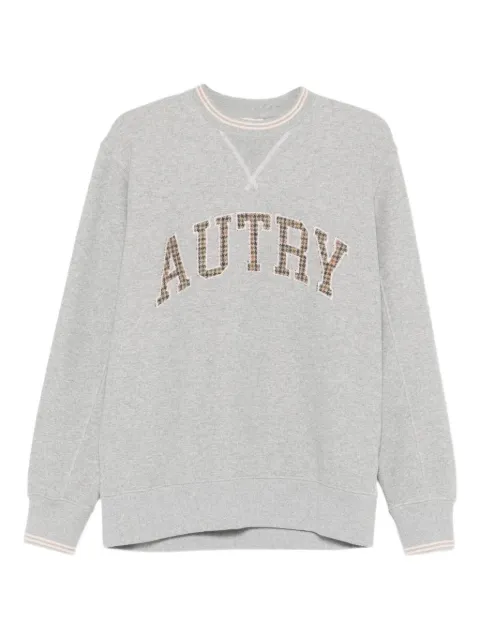 Autry logo crew neck sweatshirt Grey SWPMU4HX