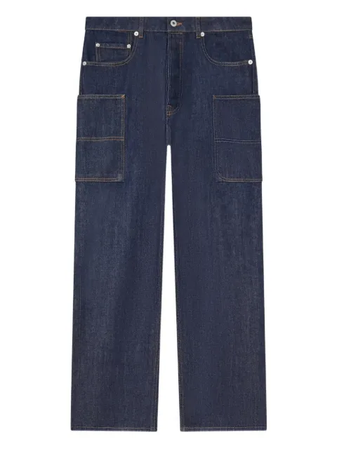Kenzo drawstring tapered trousers Blue FF65DP4086I1