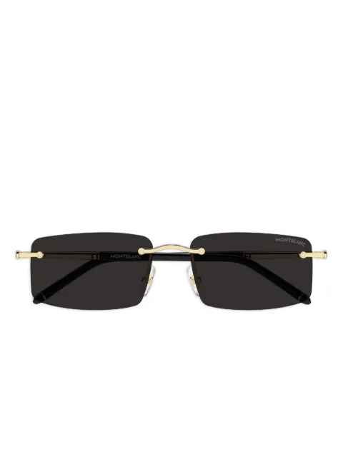 Montblanc rectangle sunglasses Gold MB0443S