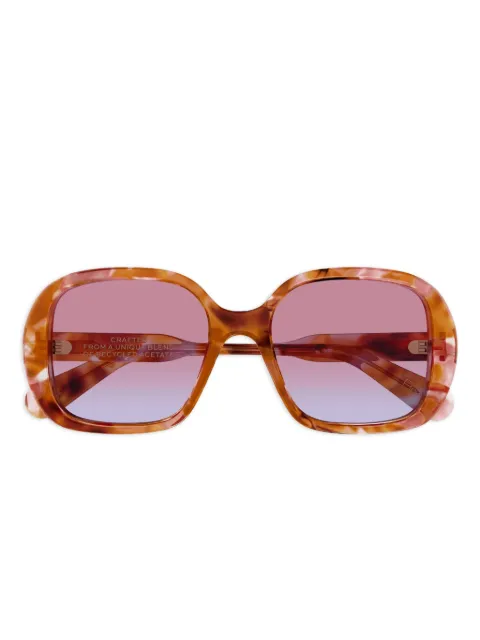 Chloé Eyewear geometric CH0222S sunglasses Brown CH0222S